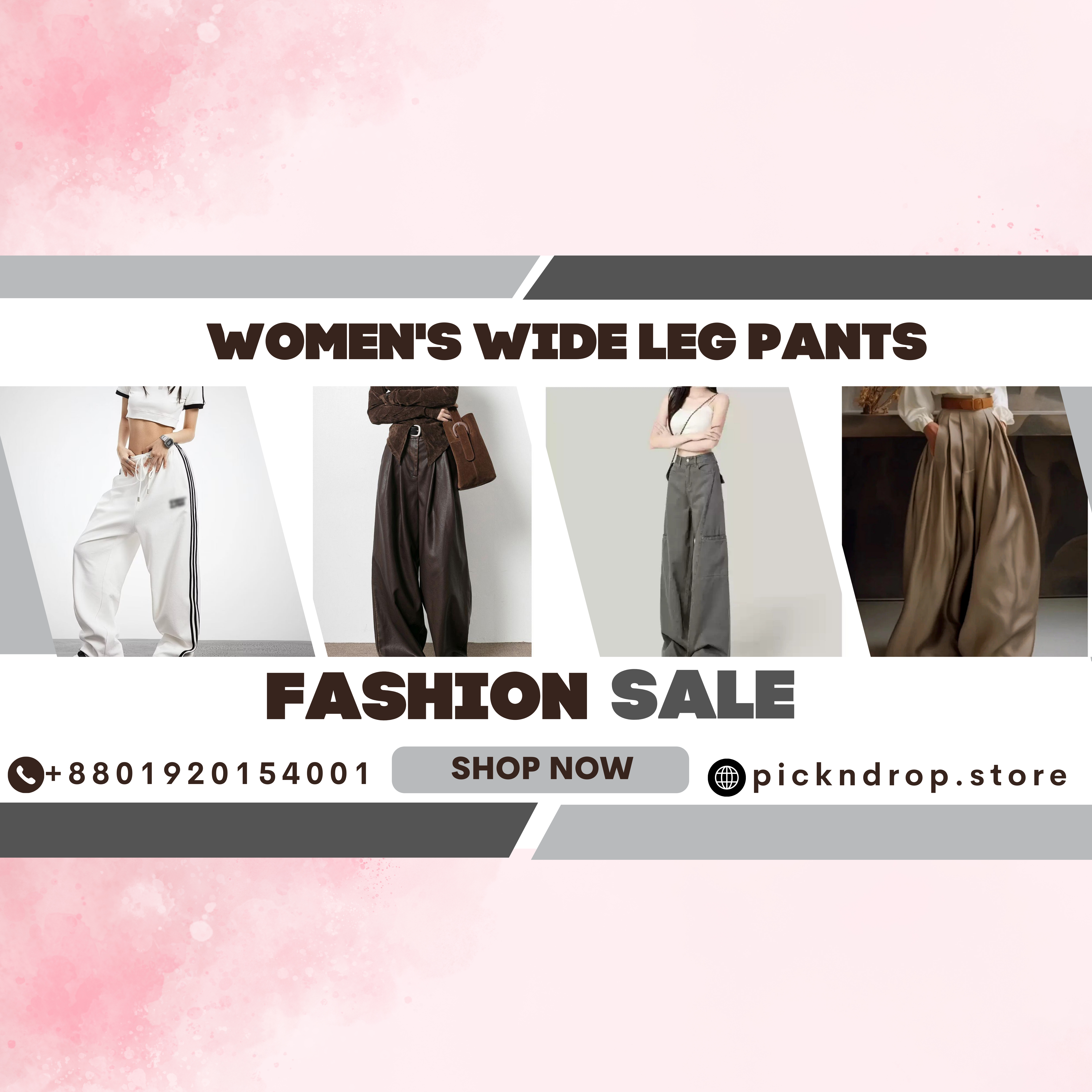 Elegant women’s wide leg pants featuring premium fabrics, modern relaxed-fit designs, stylish comfort, and versatile fashion trends for the USA and Europe market.
