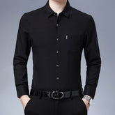 New Men's Linen Like Casual Shirt