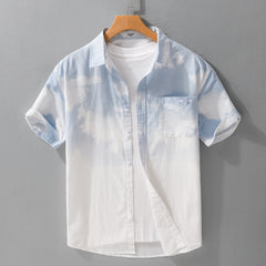 Summer Menswear Trendy All-match Short-sleeved Shirt