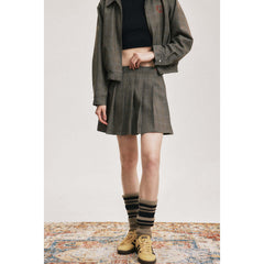 American Preppy Style Sweet Cool Hot Girl JK Skirt