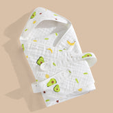 Pure Cotton Gauze Spring Newborn Cotton Hooded Bath Towel Baby Blanket