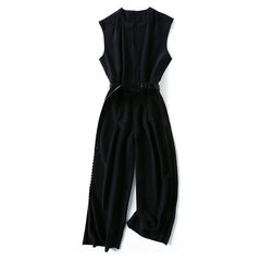 Elegant Pure Color Slimming Jumpsuit For Women