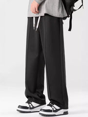 Loose Straight Casual Men's Clothing Pants