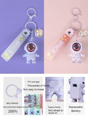 Cartoon Astronaut Gift Bag Pendant Astronaut Couple Keychain