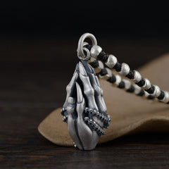 Golden Deer King Pure Silver Retro Matte Thai Silver Pendant