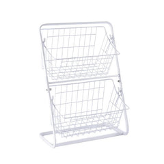 Multilayer kitchen storage rack – hollowed air circulation fruit basket