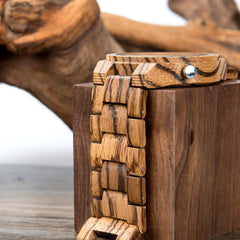Fashion Retro Craft Men's Quartz Wooden Watch