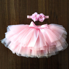 Photo Ins Children'S Clothing Tutu Skirt 0-36 Months Baby Pp Pants Girls Short Skirt Net Gauze Skirt Princess Cake Baby Skirt