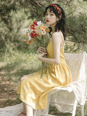 Literary Retro Suspender Skirt Fairy Air Super Fairy