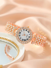 Women's Fashion Watch Gift Full Diamond Versatile High-grade Quartz Watch
