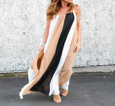 Large size loose slim casual dress