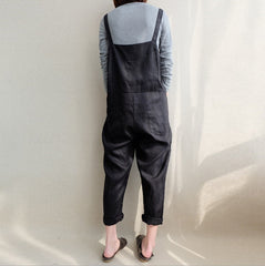 Cotton and linen breathable large size bib