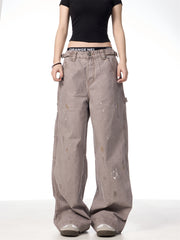Women's Niche Design Wide-leg Pants