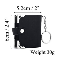 Mini Leather Photo Keychain Pendant