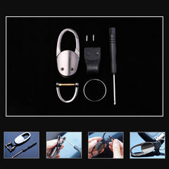 Keychain For Men's Metal Horseshoes