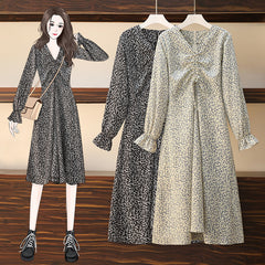 Fairy Girl Mori Style Floral Girlfriends Plus Size Dress Women