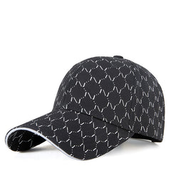 Korean Style Printed Baseball Cap Boy And Girl Sunshade