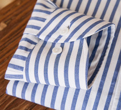 Commuter Cotton Striped Slim Shirt