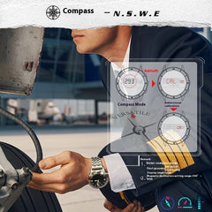 Outdoor Waterproof Watch Height Guide Smart Watch Multifunctional Men's Wrist Watch