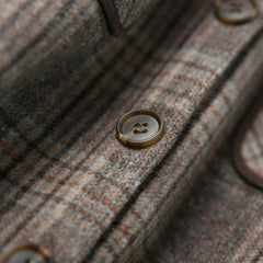 Vintage Plaid Double Faced Women's Woolen Skirt