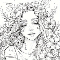 Fairy coloring book for adults – creative drawing gift all ages