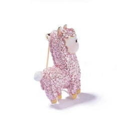 Cute Alpaca Brooch