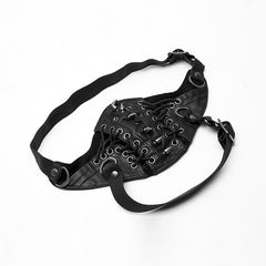Rock Field CS Spike Unisex Punk Rope Leather Mask
