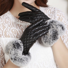 New Ladies Fur Gloves