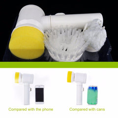 Electric cleaning brush 5-in-1 handheld – 19.5x11.5x6.3cm compact size