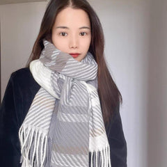 All-match Warm Ins Student Net Red Scarf