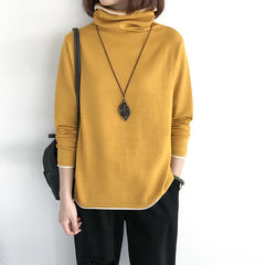 Loose Turtleneck Women's Thin And Thin Bottoming Sweater