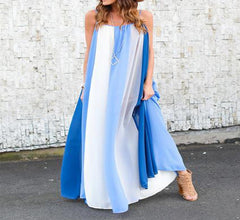 Large size loose slim casual dress