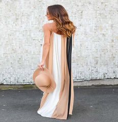 Large size loose slim casual dress