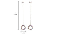 Long pendant earrings female earrings