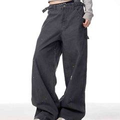 Women's Niche Design Wide-leg Pants