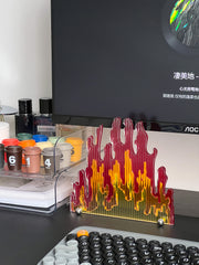 Acrylic photo display stand for desk – medium 321x295mm living room decor