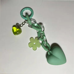 Creative Peach Heart Jelly Love Keychain