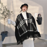 Fashion Casual Women's Plaid Warm Shawl Scarf