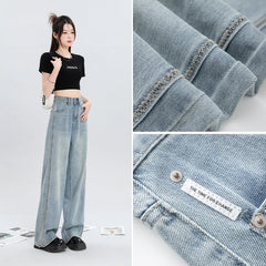 Summer Super Soft Wide Leg Jeans For Women