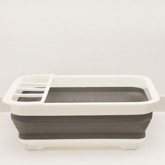 Folding kitchen dish drying rack – large capacity dish bowl cup drying