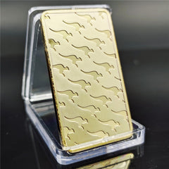Swan commemorative coin collectible – display keepsake side view