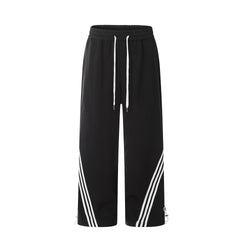 American Retro Design Men And Women Ins Wide-leg Pants