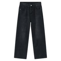 Retro Colored Series Wide Leg Pants Straight Loose Women