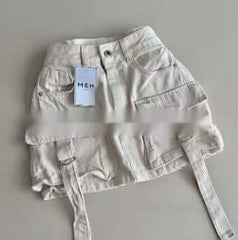 New Solid Color Personalized Street Retro Pants