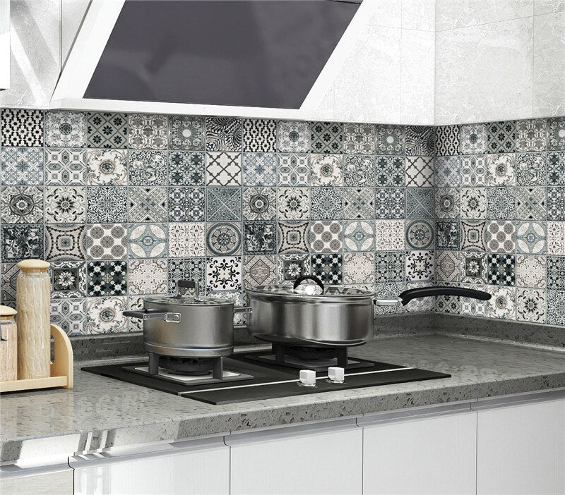 Kitchen greaseproof wall sticker – waterproof oil-proof 60cm x 5m front view