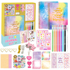 Scrapbook diary gift set for girls – complete birthday stationery suit front view