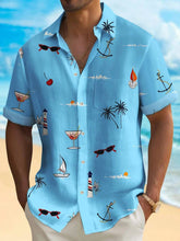 Men's Fashion Hawaiian Digital Printing Shirt