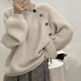 Design Sense Japanese Style Lazy Autumn Winter Coat