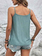 Women Contrast Lace Schiffy Camisole