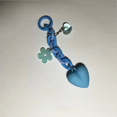 Creative Peach Heart Jelly Love Keychain